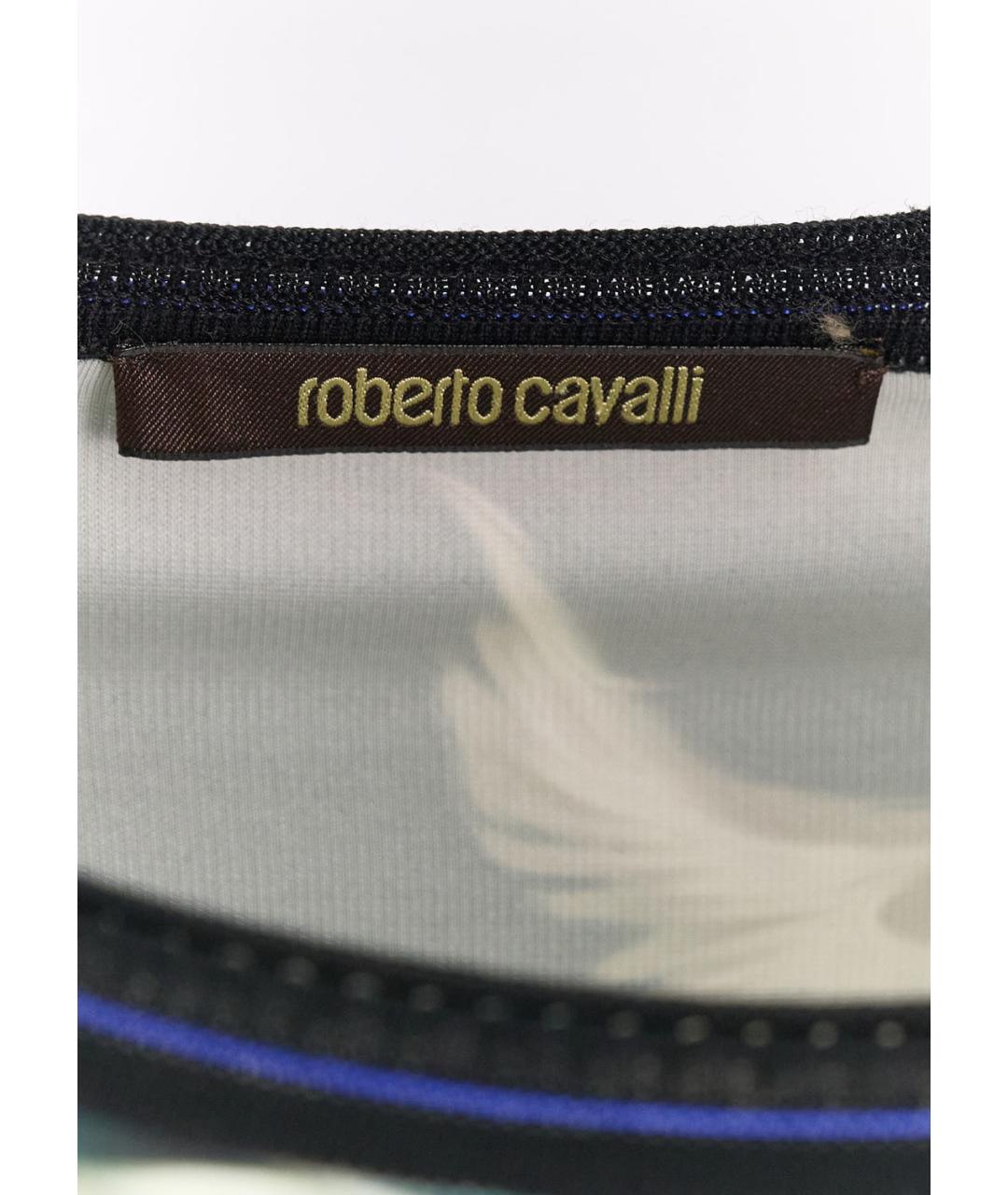 ROBERTO CAVALLI Мульти вискозное повседневное платье, фото 3