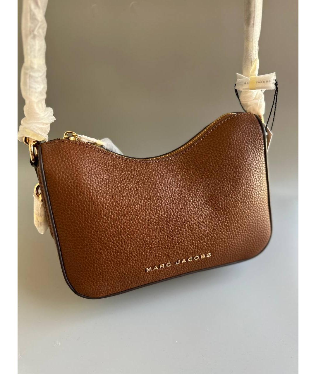 MARC JACOBS Коричневая кожаная сумка через плечо, фото 5