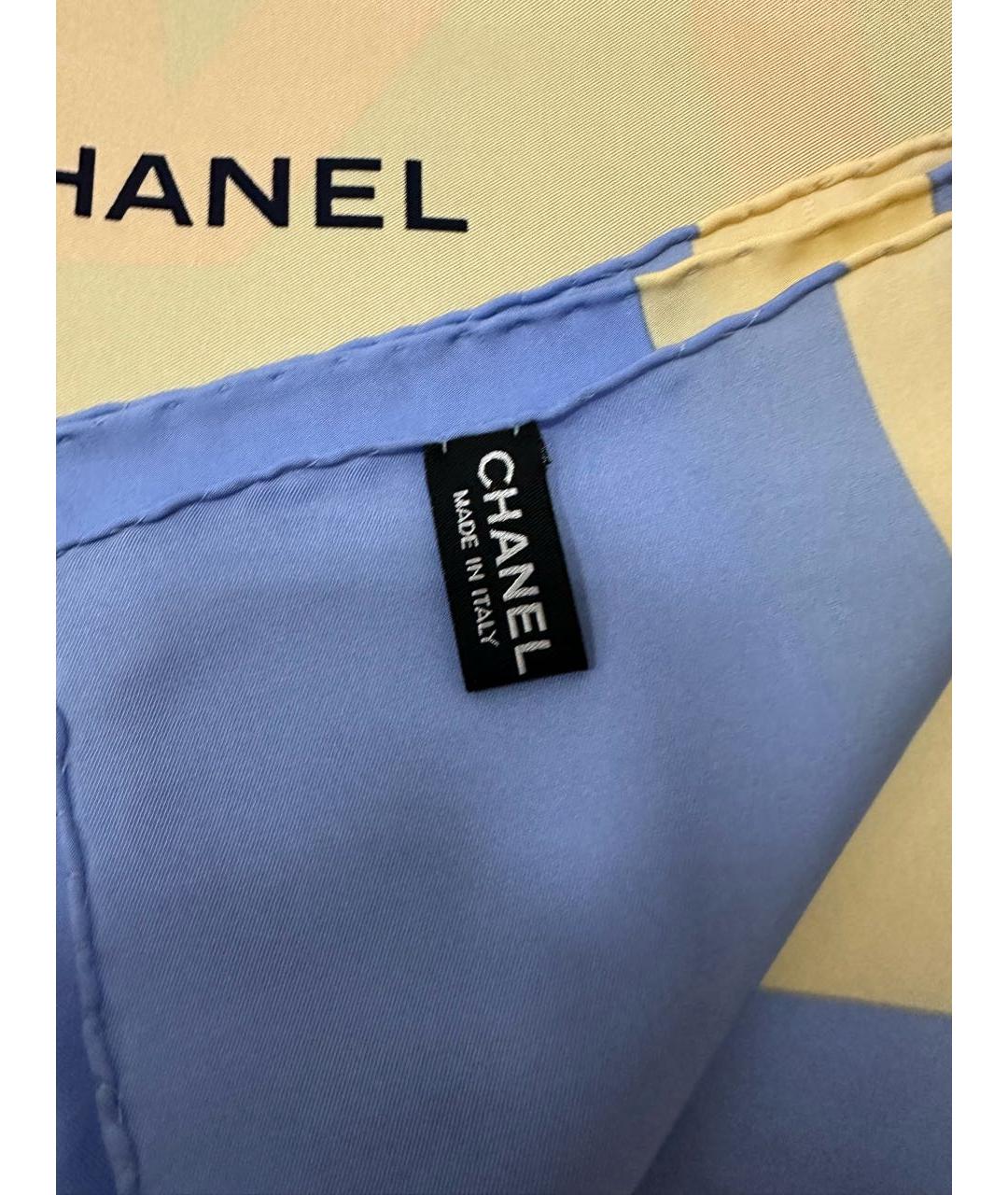 CHANEL Мульти шелковый платок, фото 3