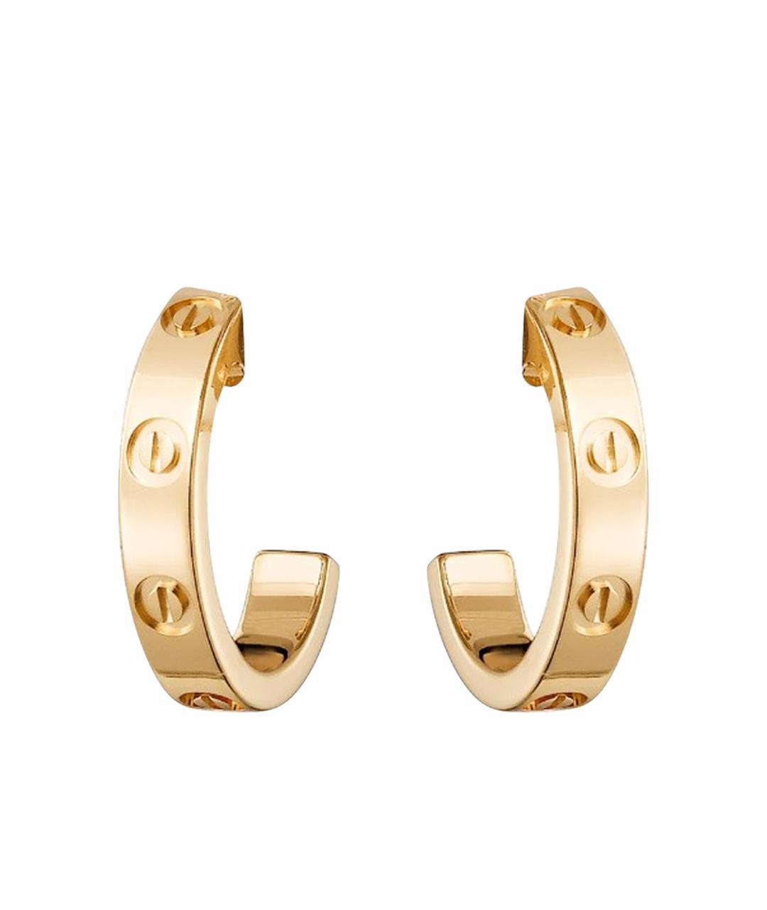 CARTIER Розовые серьги из розового золота, фото 1