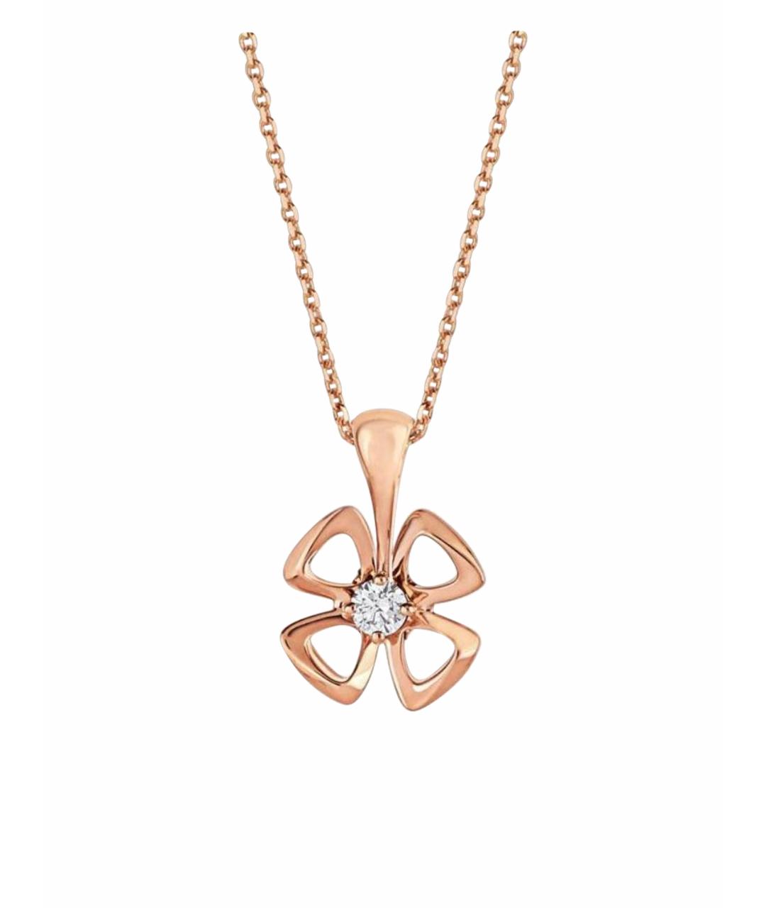 BVLGARI Золотое колье из розового золота, фото 1