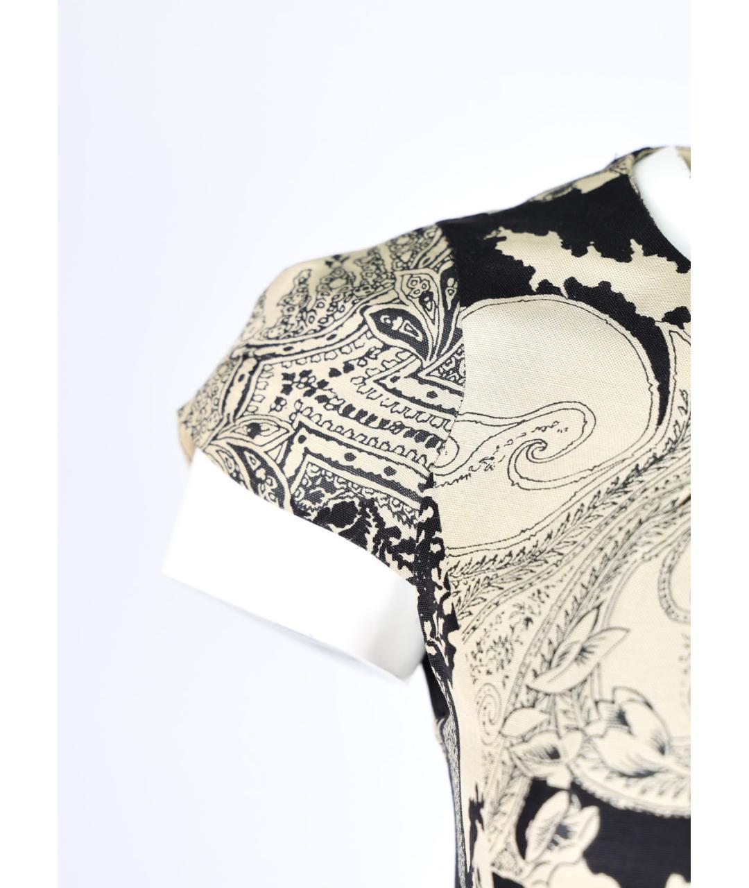 ETRO Мульти льняное повседневное платье, фото 5
