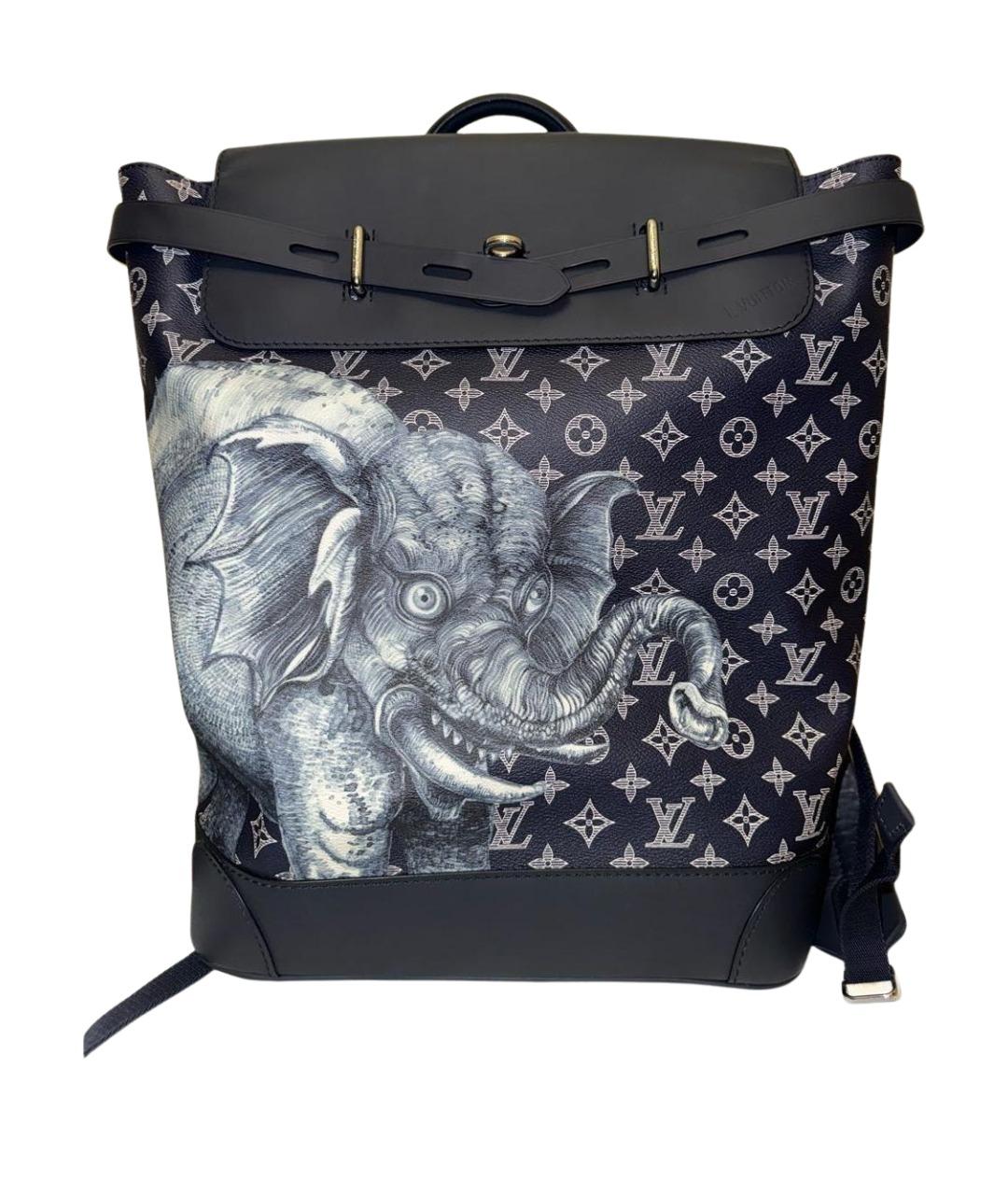 LOUIS VUITTON Темно-синий рюкзак, фото 1
