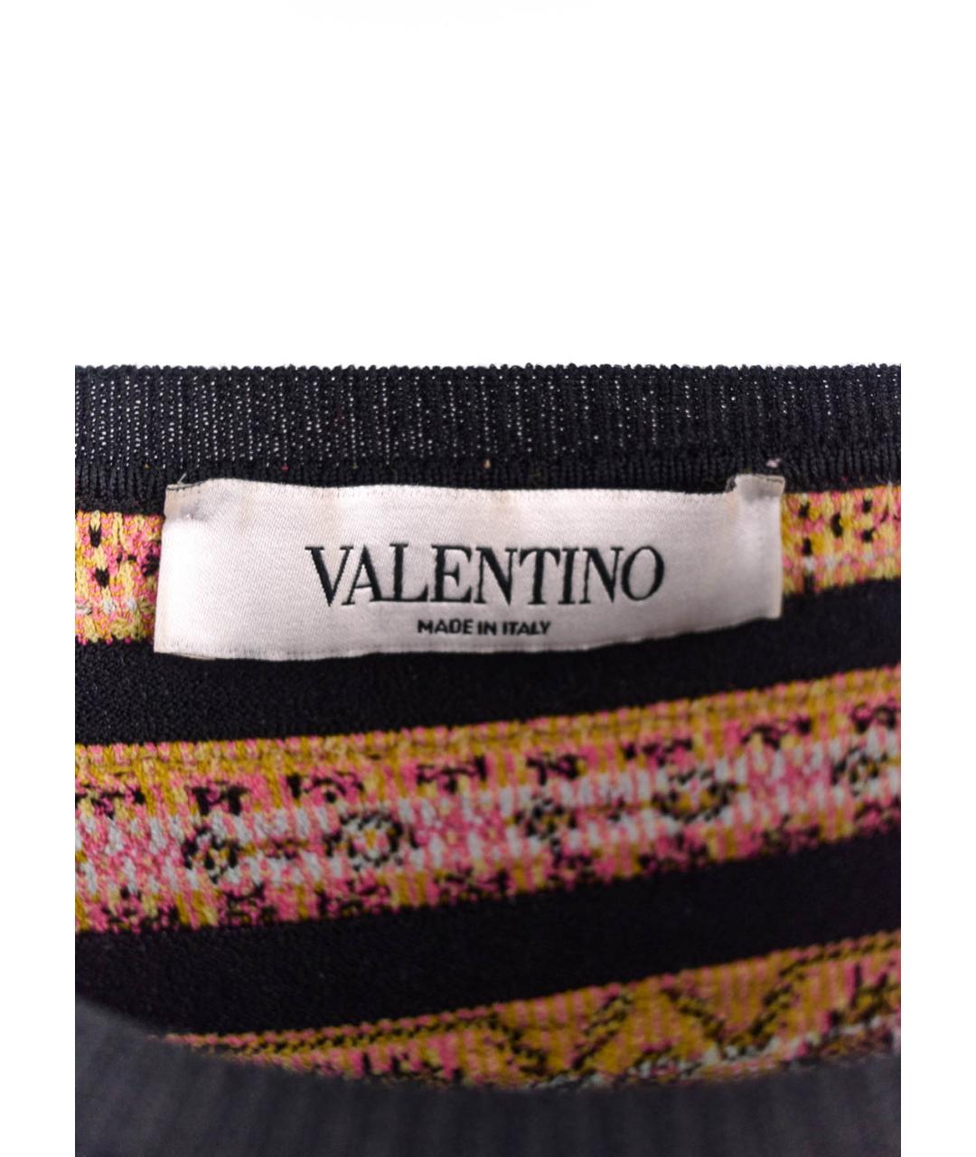 VALENTINO Черное повседневное платье, фото 3