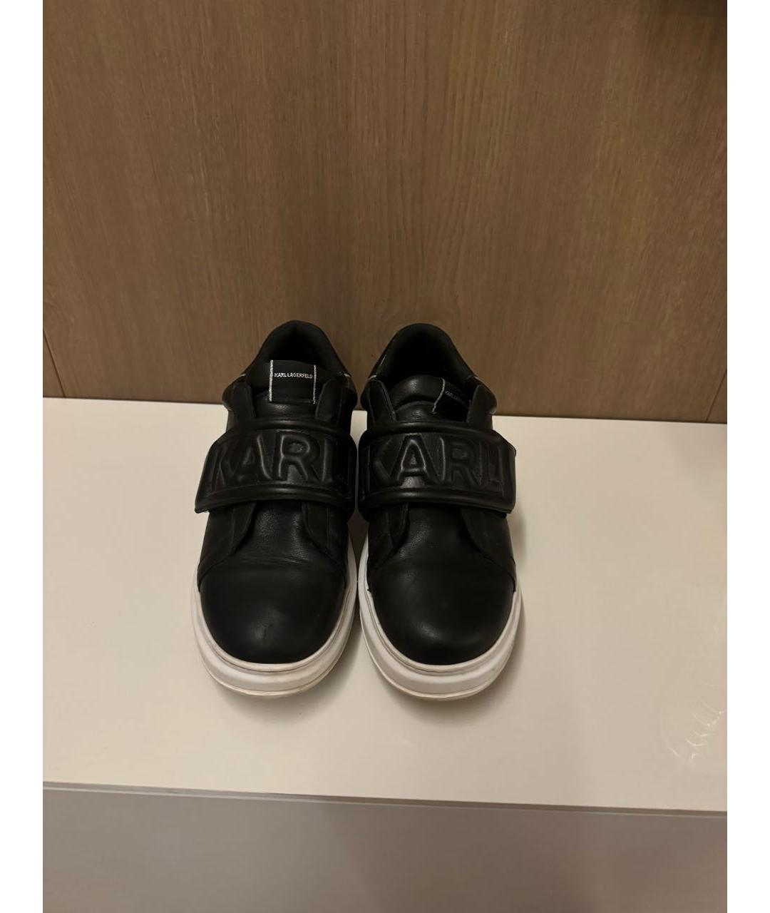 KARL LAGERFELD Черные кроссовки, фото 2