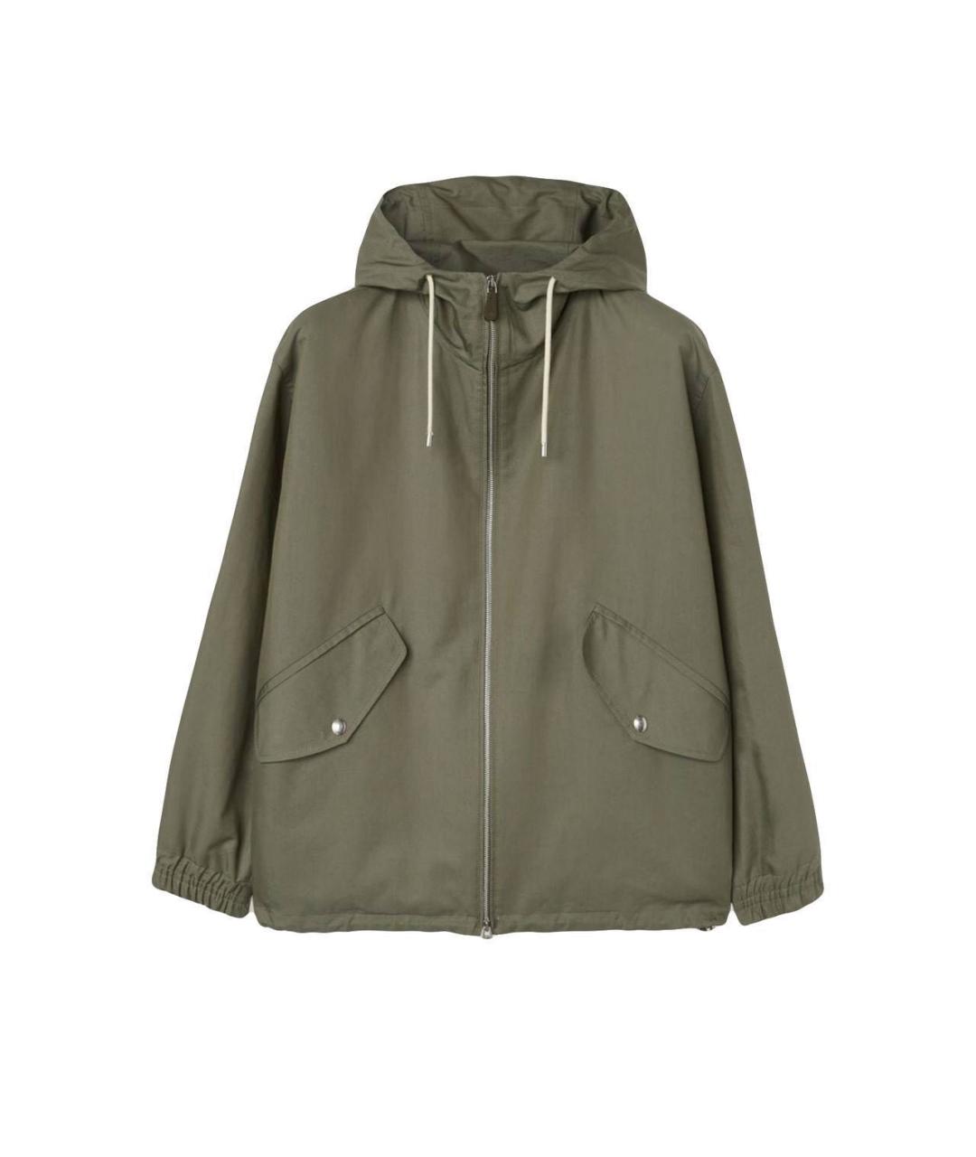 LORO PIANA Хаки куртка, фото 4