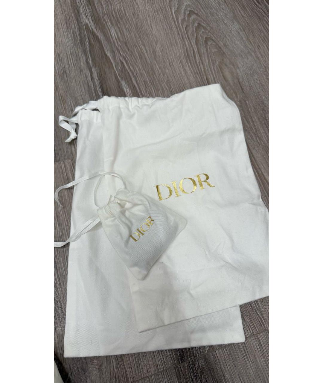 CHRISTIAN DIOR Темно-синие текстильные кеды, фото 4
