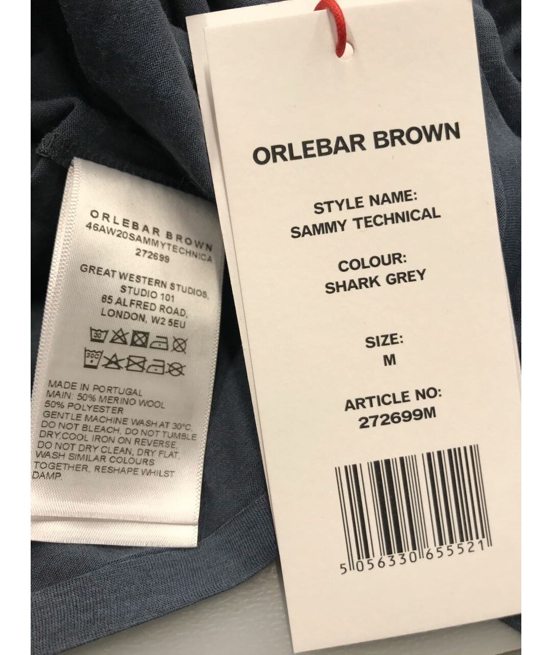 ORLEBAR BROWN Темно-синяя футболка, фото 5