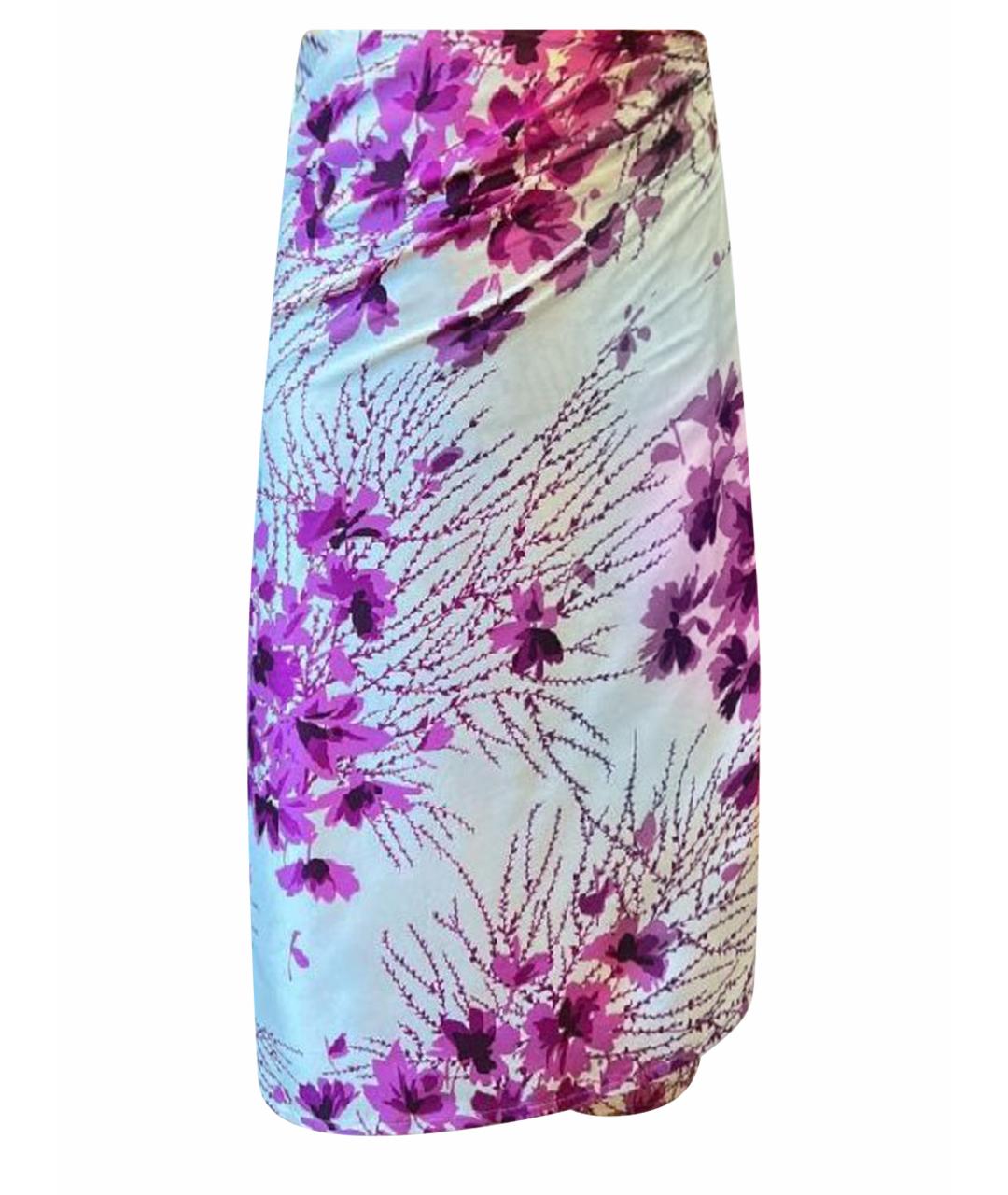 MAX MARA STUDIO Шелковая юбка миди, фото 1