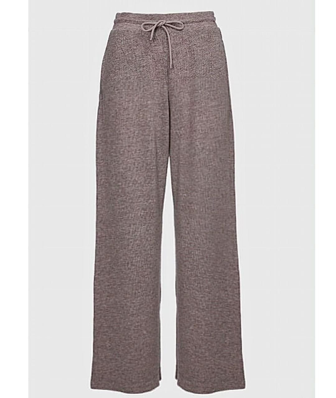 MAX MARA Бежевые шерстяные брюки широкие, фото 7