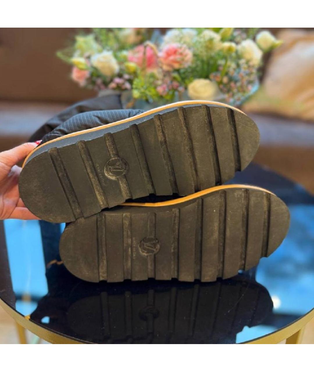 LOUIS VUITTON Черные полусапоги, фото 6
