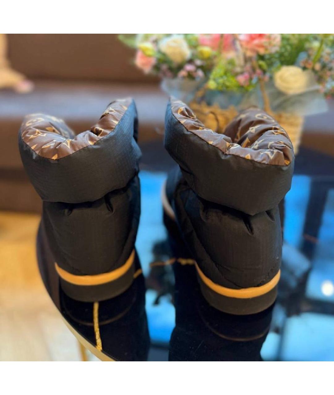 LOUIS VUITTON Черные полусапоги, фото 4