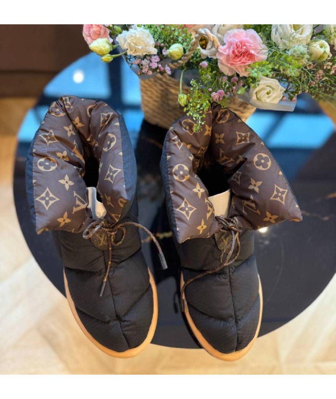 LOUIS VUITTON Черные полусапоги, фото 2