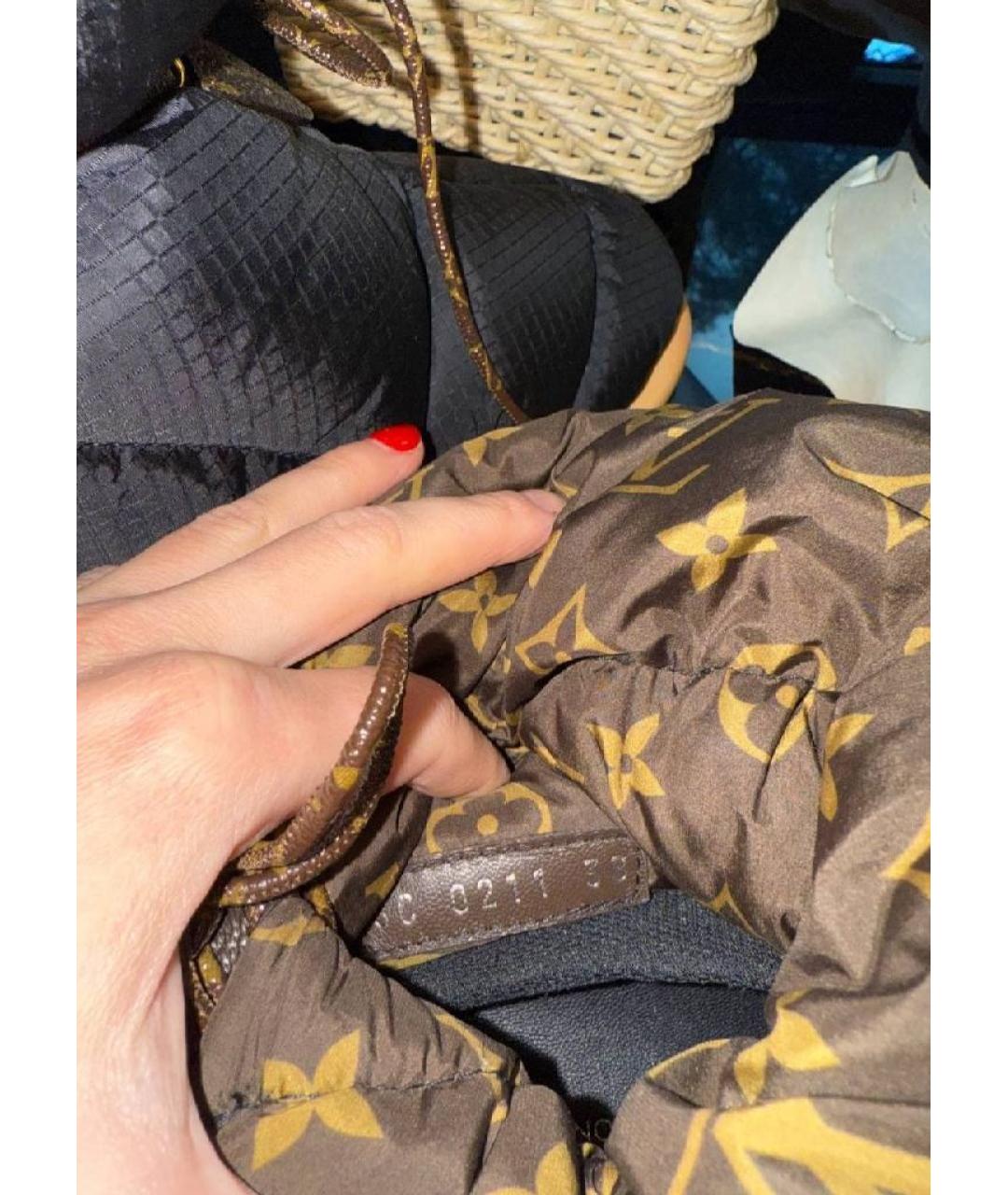 LOUIS VUITTON Черные полусапоги, фото 5