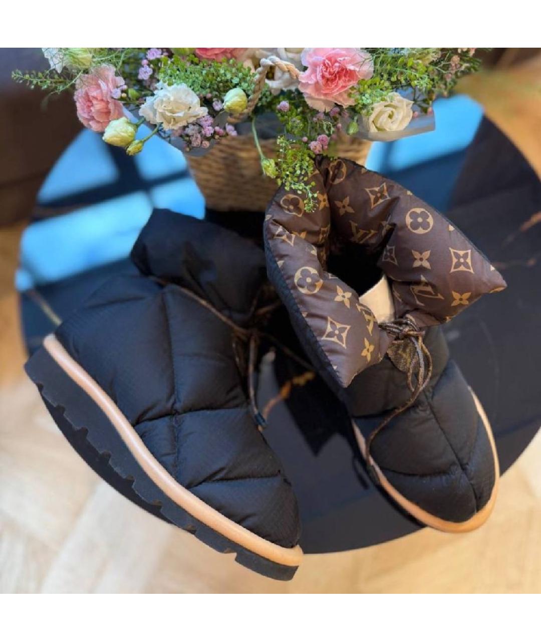 LOUIS VUITTON Черные полусапоги, фото 7