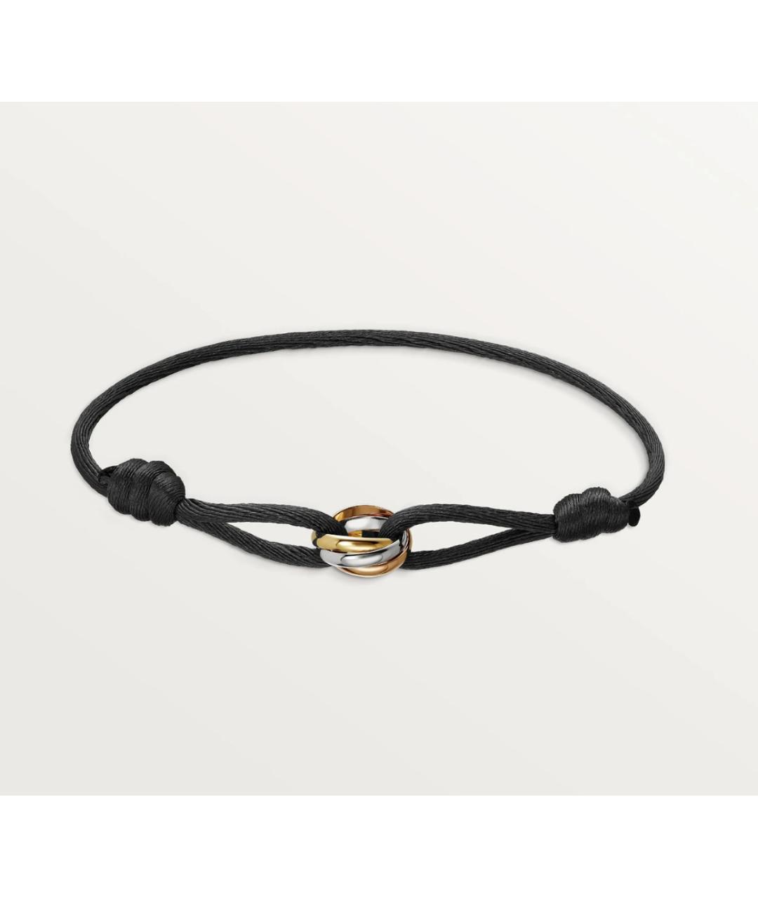 CARTIER Черный браслет из желтого золота, фото 4