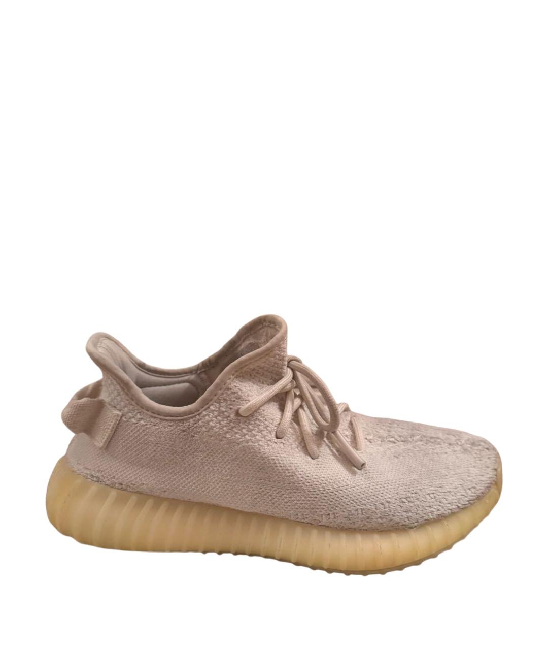 ADIDAS YEEZY Белые замшевые ботинки, фото 1