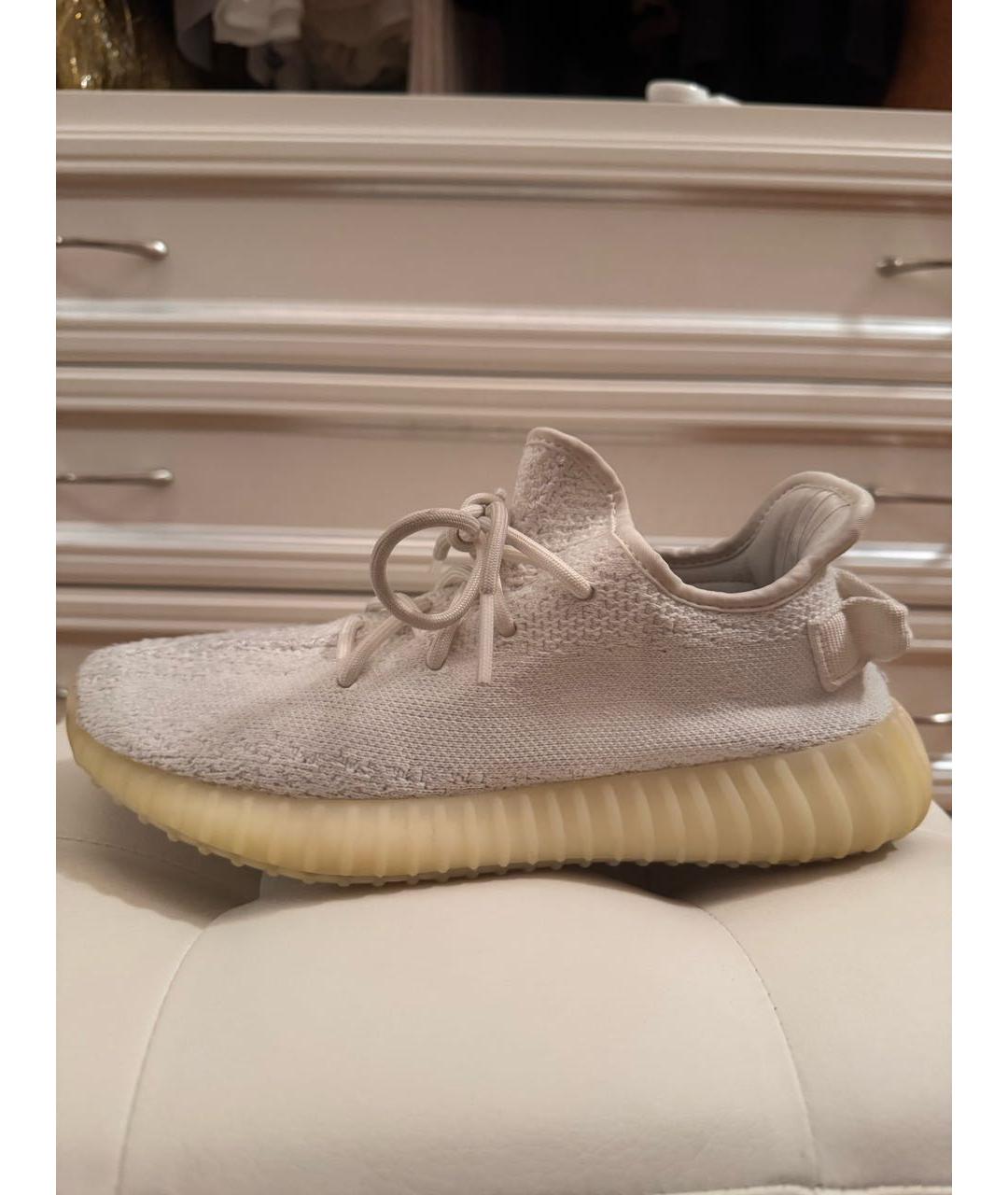ADIDAS YEEZY Белые замшевые ботинки, фото 5
