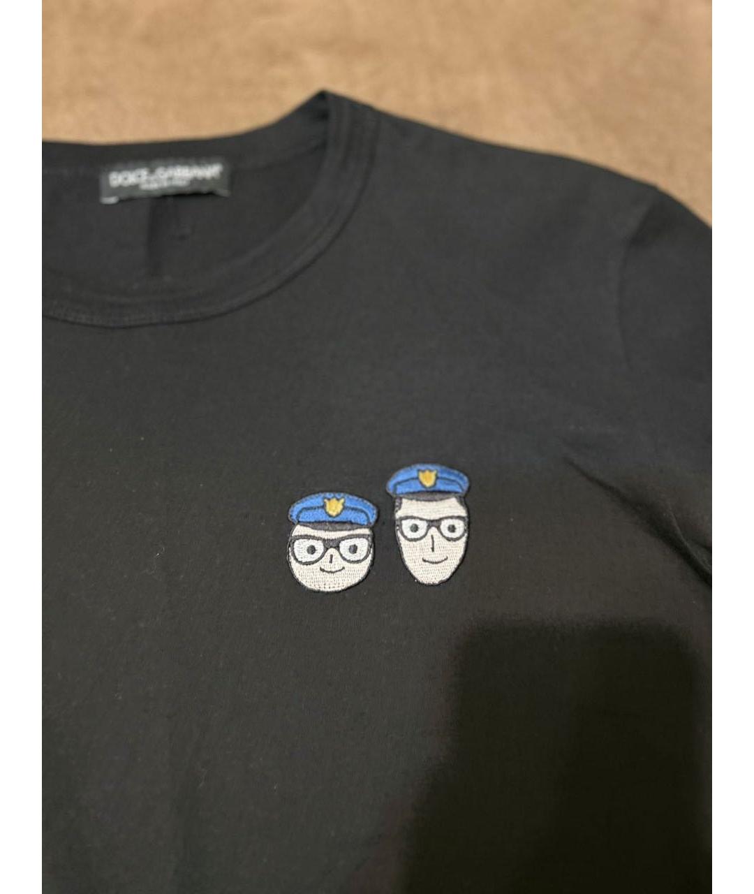DOLCE&GABBANA Черная футболка, фото 6