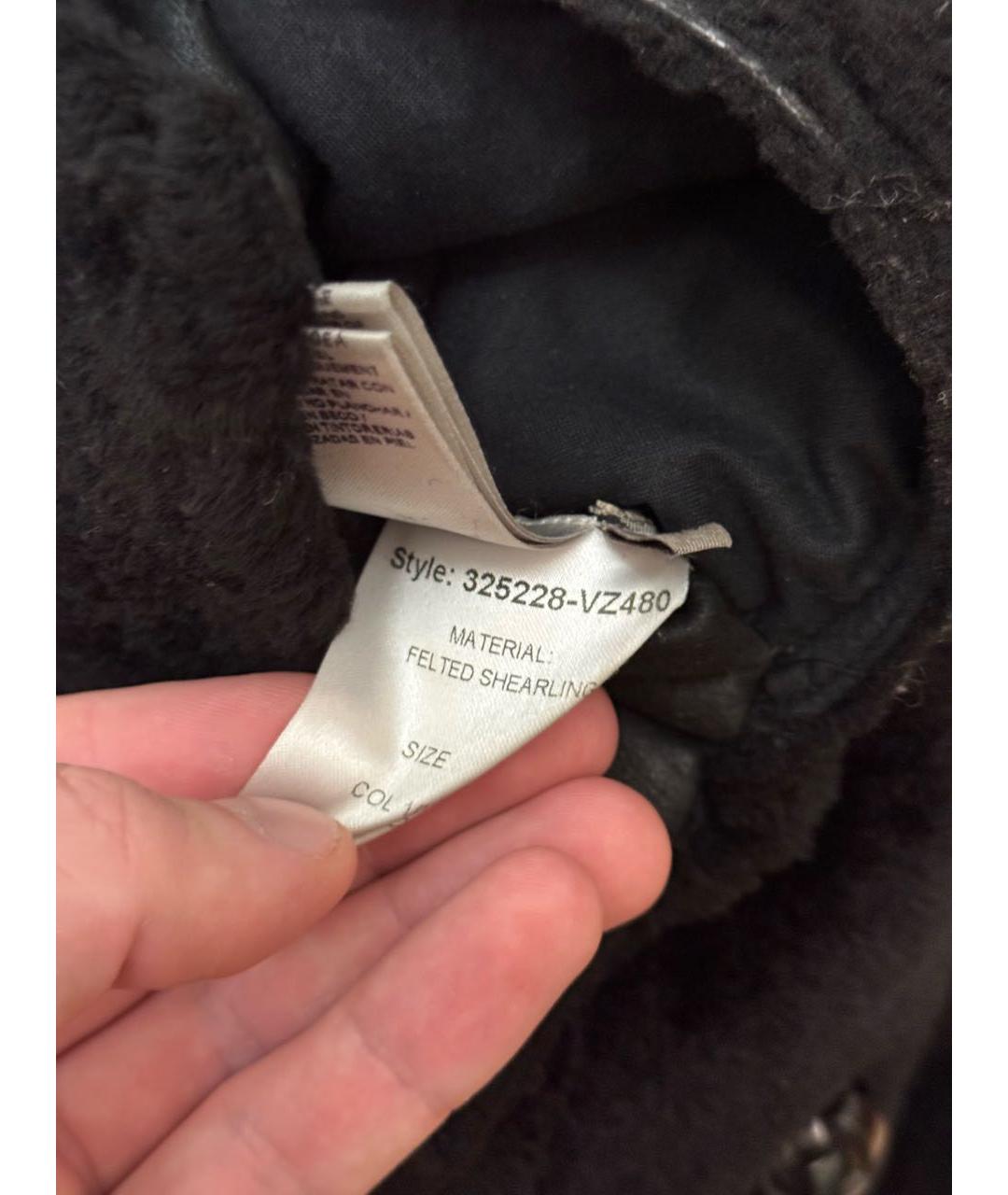 BOTTEGA VENETA Черная дубленка/шуба, фото 3