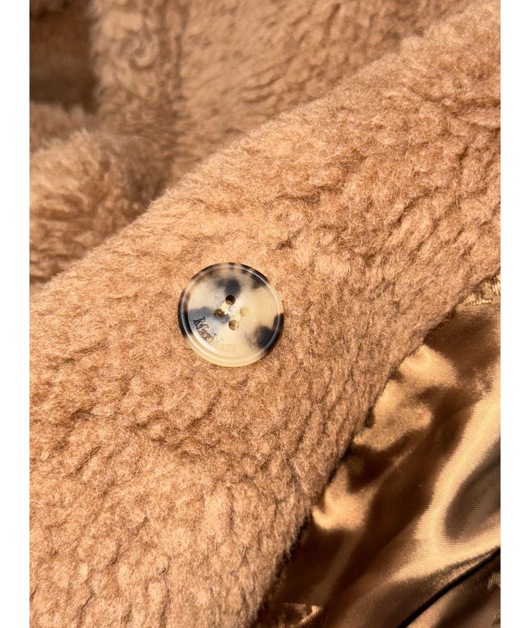 MAX MARA Коричневое шерстяное пальто, фото 5