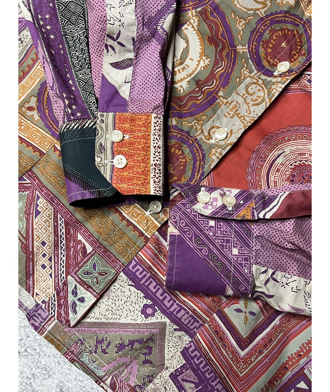 ETRO Мульти хлопко-эластановая рубашка, фото 6
