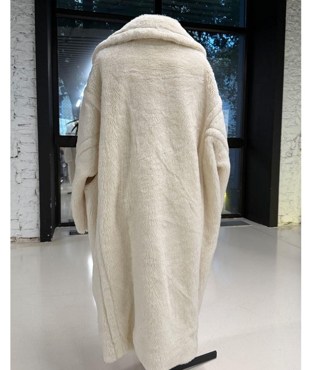 MAX MARA Белое шерстяное пальто, фото 2
