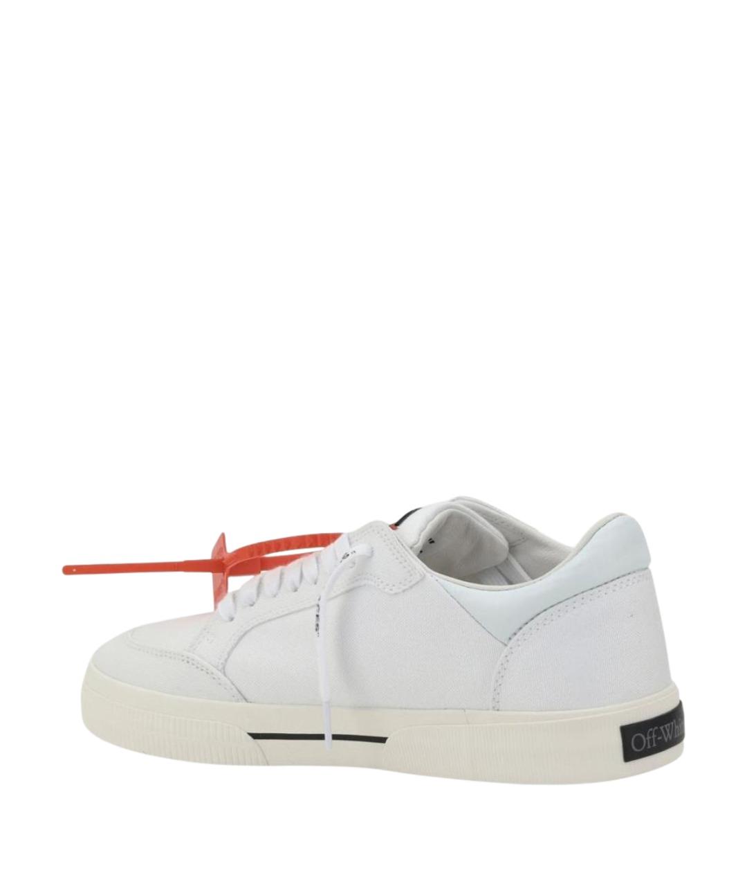 OFF-WHITE Белые низкие кроссовки / кеды, фото 3