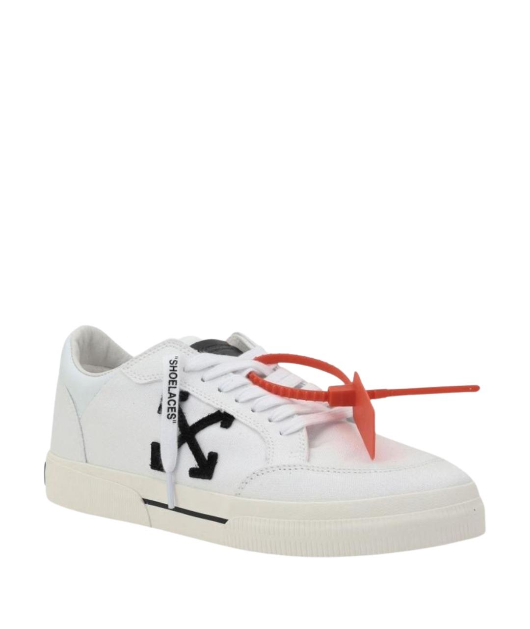 OFF-WHITE Белые низкие кроссовки / кеды, фото 2