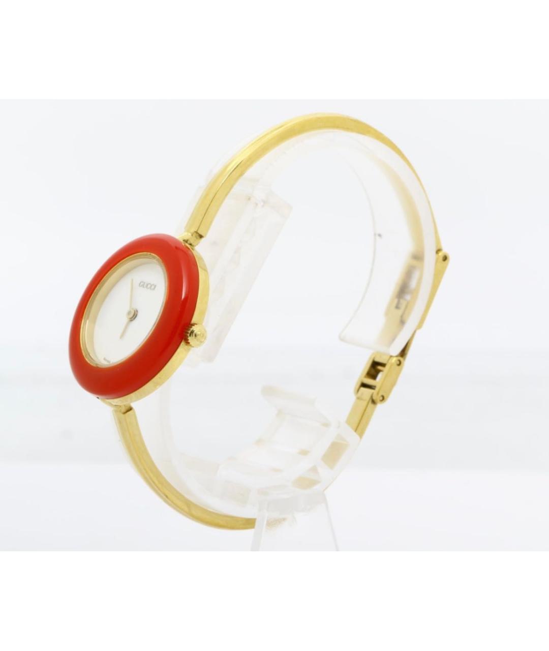 GUCCI Золотые часы, фото 4