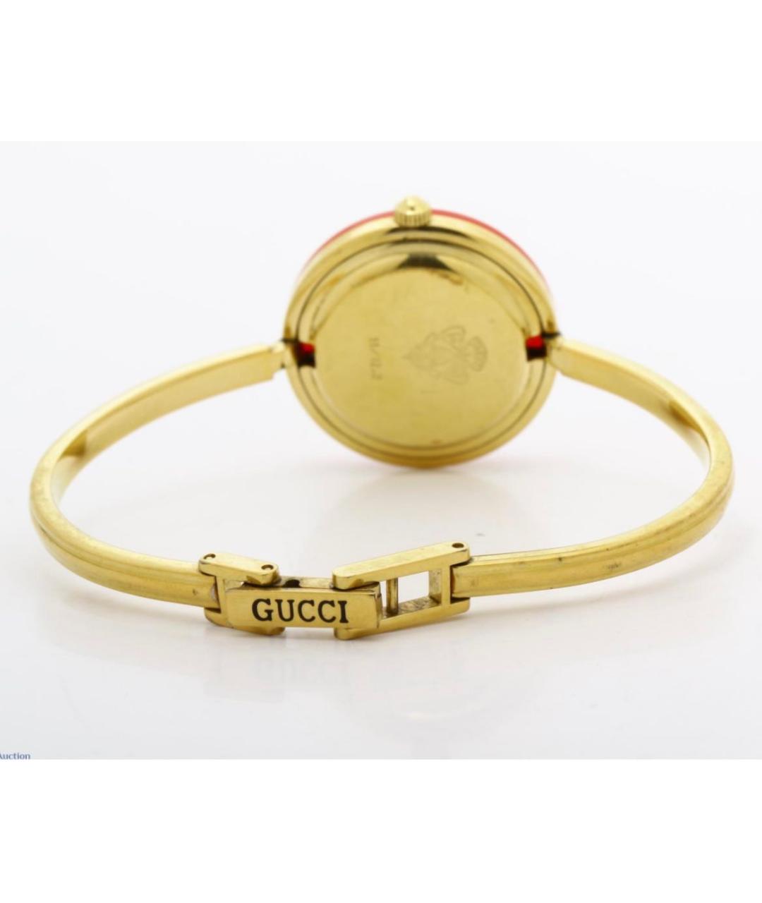 GUCCI Золотые часы, фото 3