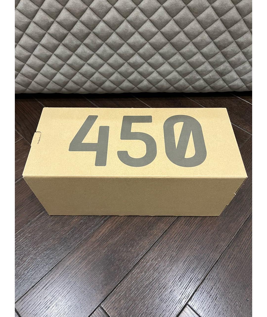 ADIDAS YEEZY Черные текстильные низкие кроссовки / кеды, фото 6
