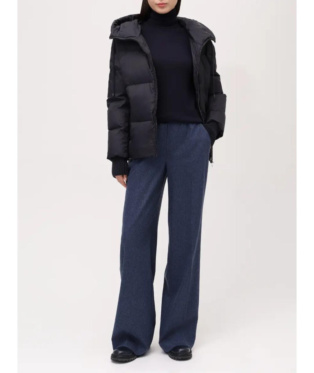 LORENA ANTONIAZZI Темно-синяя кашемировая водолазка, фото 3