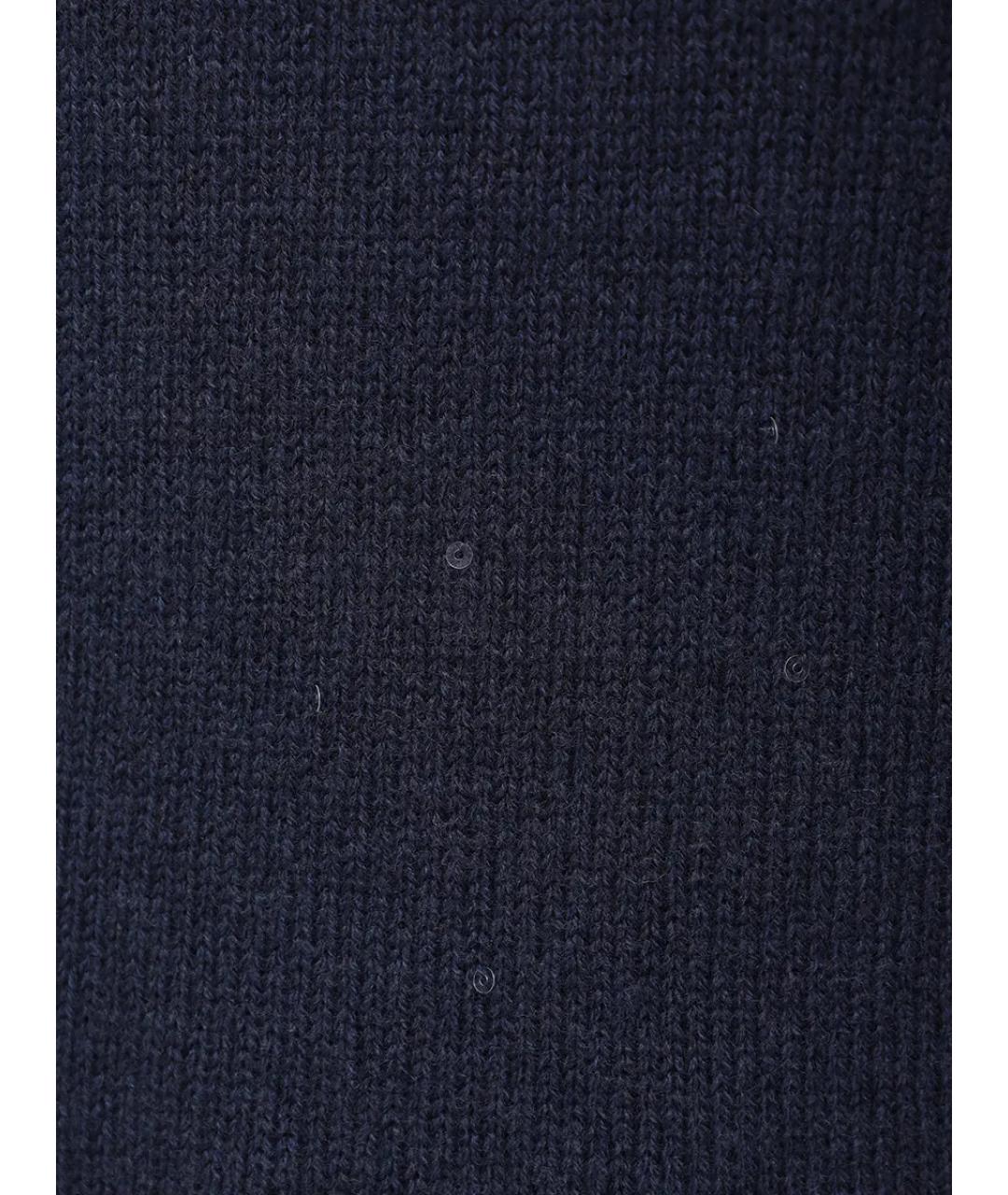 LORENA ANTONIAZZI Синий шерстяной джемпер / свитер, фото 6