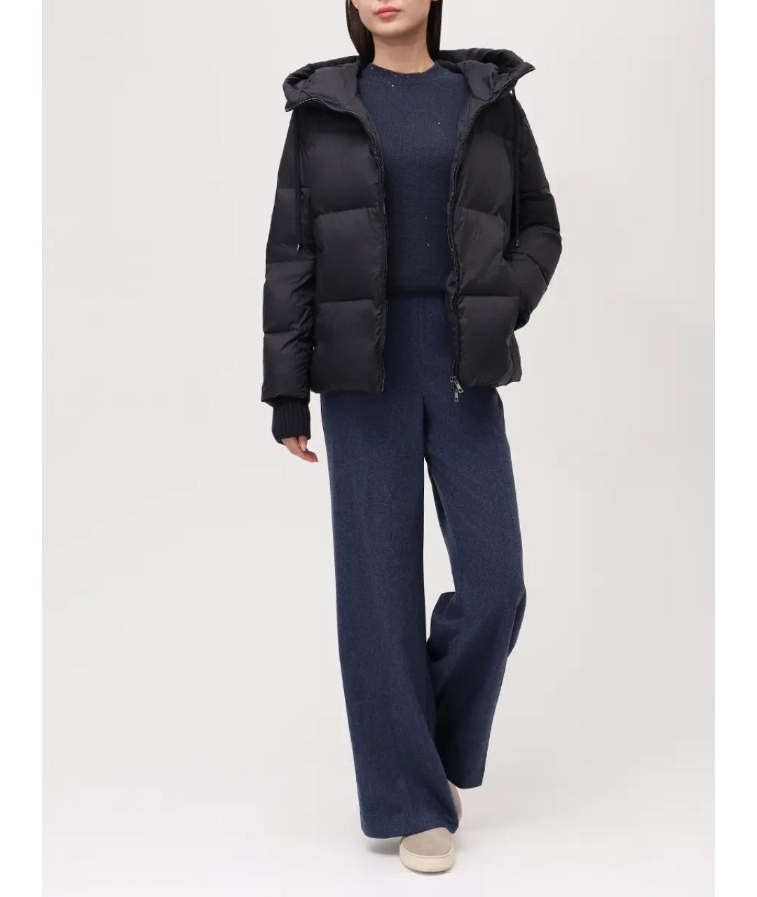 LORENA ANTONIAZZI Синий шерстяной джемпер / свитер, фото 2