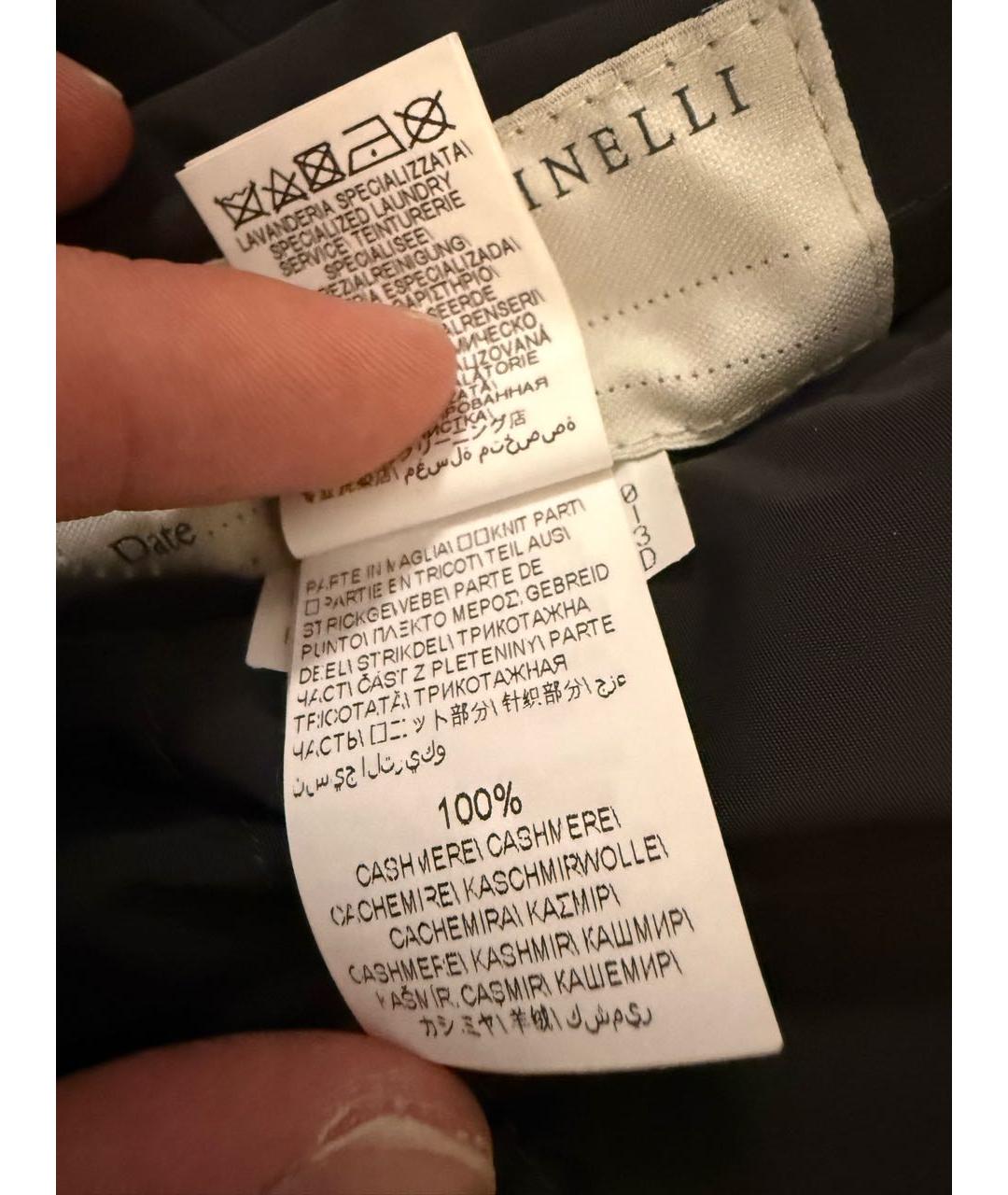 BRUNELLO CUCINELLI Синий жилет, фото 6