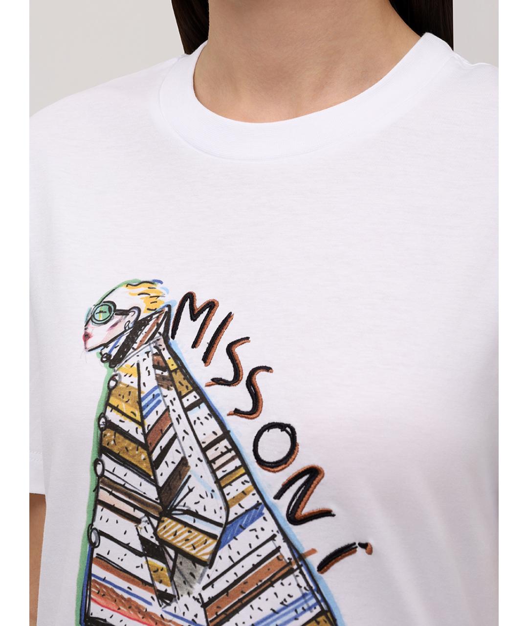 MISSONI Белая футболка, фото 5