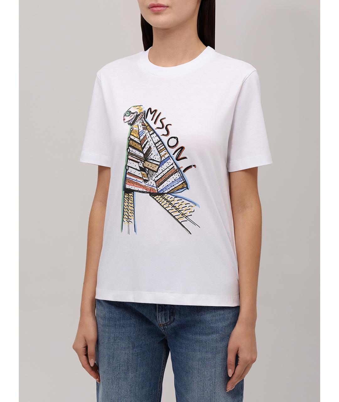 MISSONI Белая футболка, фото 4