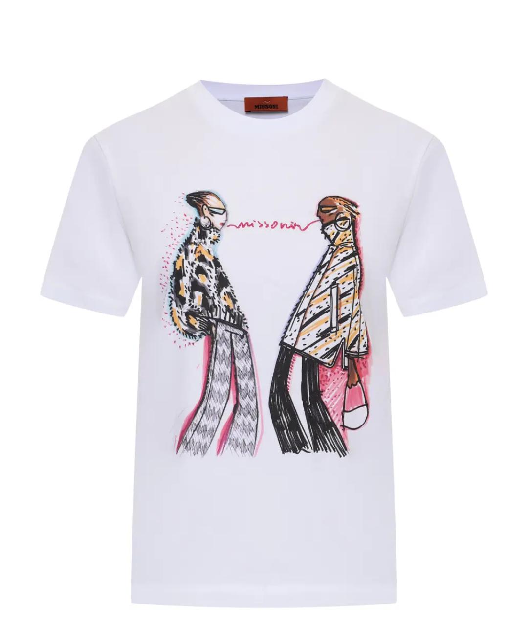 MISSONI Белая футболка, фото 1