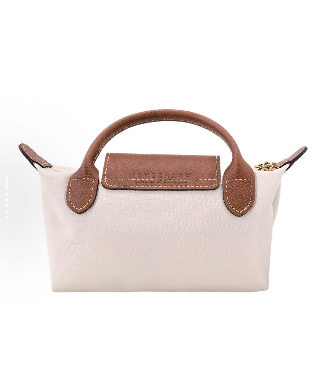 LONGCHAMP Бежевая сумка с короткими ручками, фото 7
