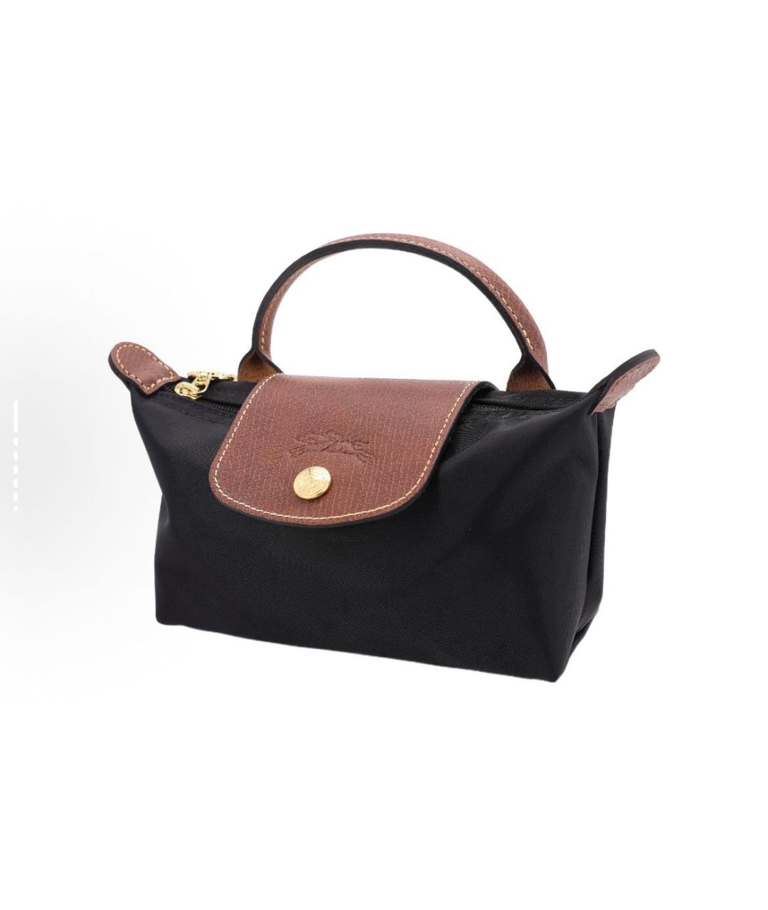 LONGCHAMP Черная сумка с короткими ручками, фото 5