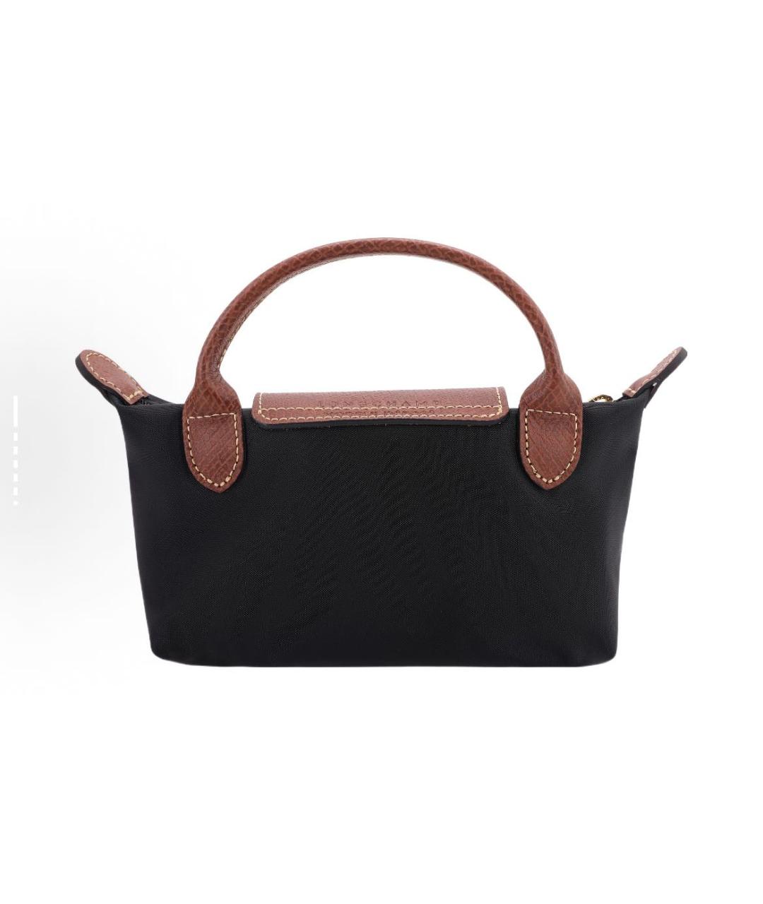 LONGCHAMP Черная сумка с короткими ручками, фото 6