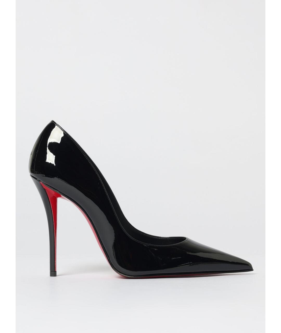CHRISTIAN LOUBOUTIN Черные туфли из лакированной кожи, фото 4