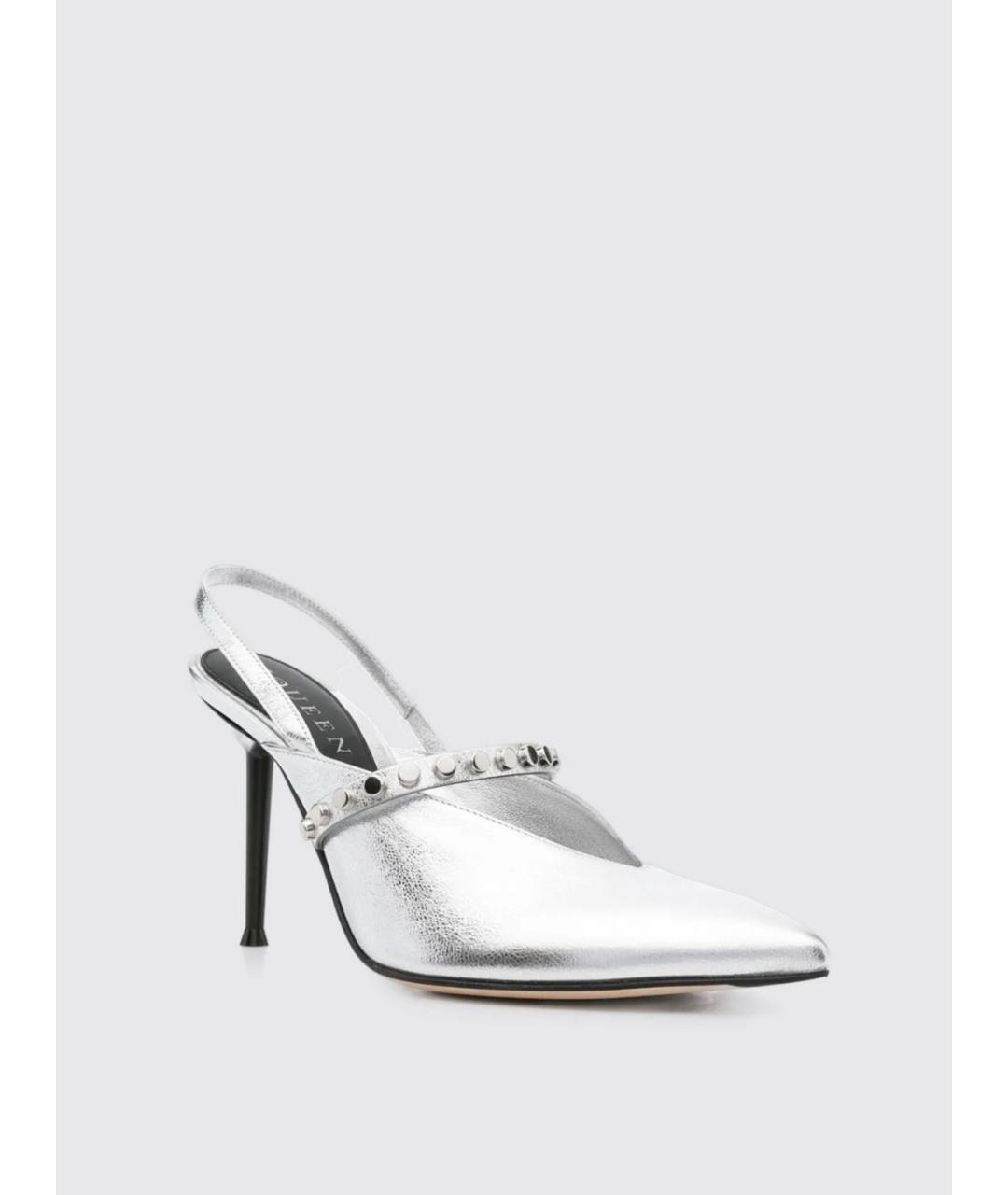 ALEXANDER MCQUEEN Серебряные туфли, фото 2