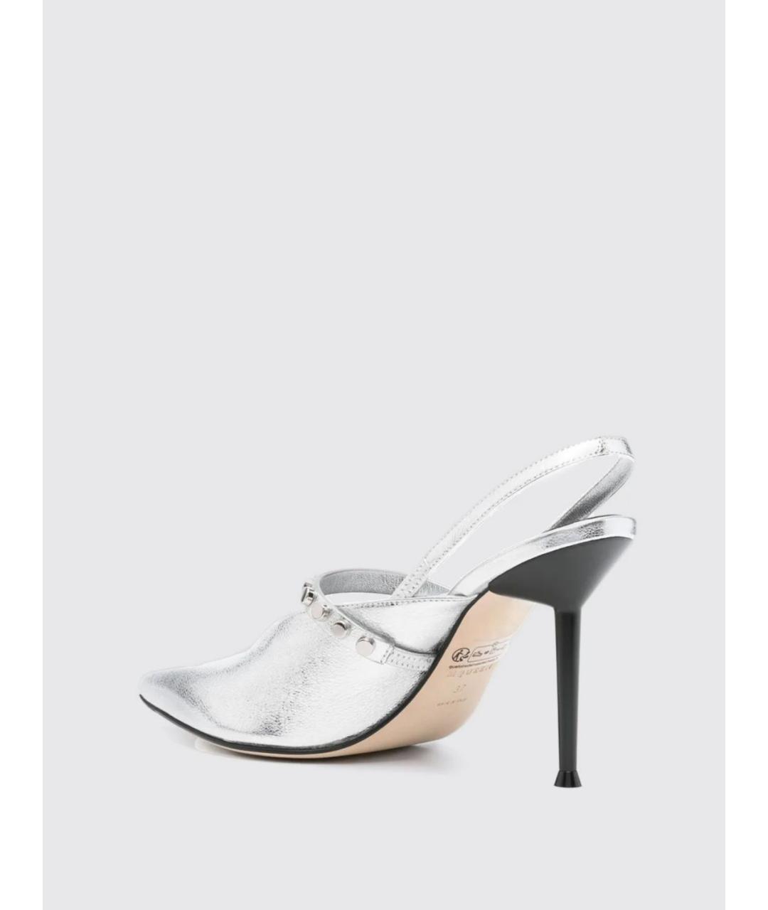 ALEXANDER MCQUEEN Серебряные туфли, фото 3