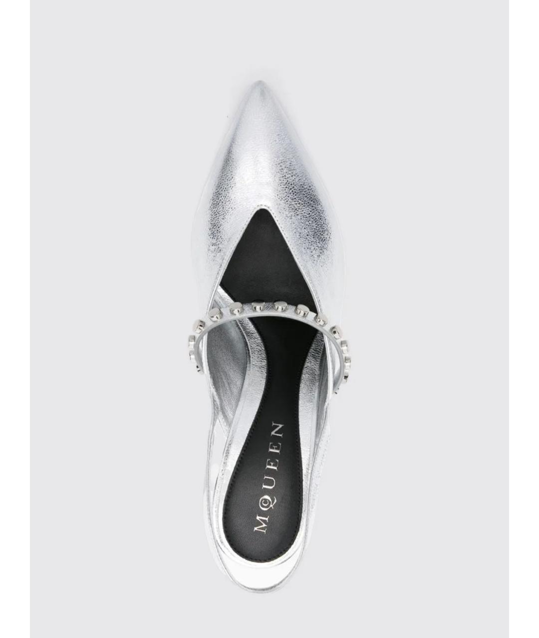 ALEXANDER MCQUEEN Серебряные туфли, фото 4