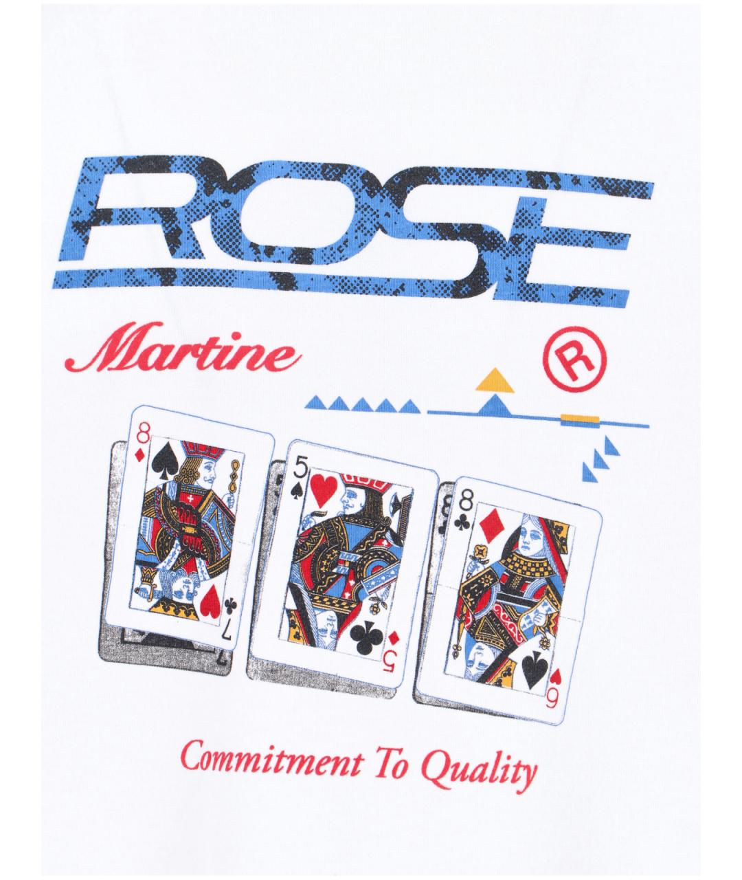 MARTINE ROSE Белая хлопковая футболка, фото 3