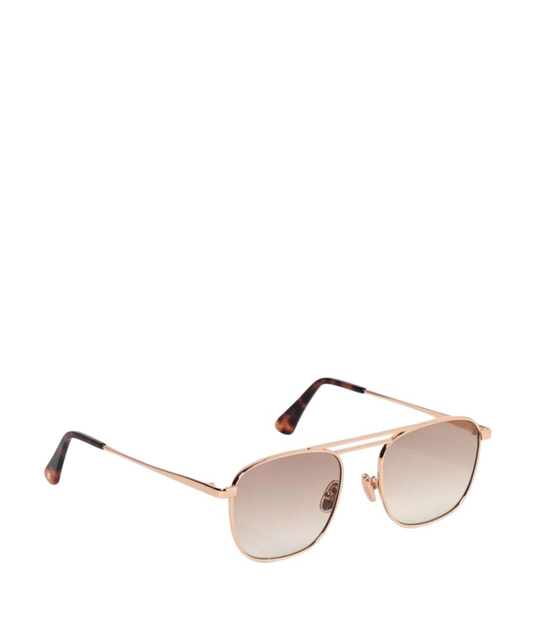 GOLDEN GOOSE DELUXE BRAND Золотые солнцезащитные очки, фото 1