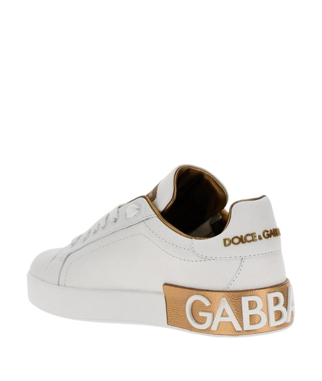 DOLCE&GABBANA Белые кроссовки, фото 3