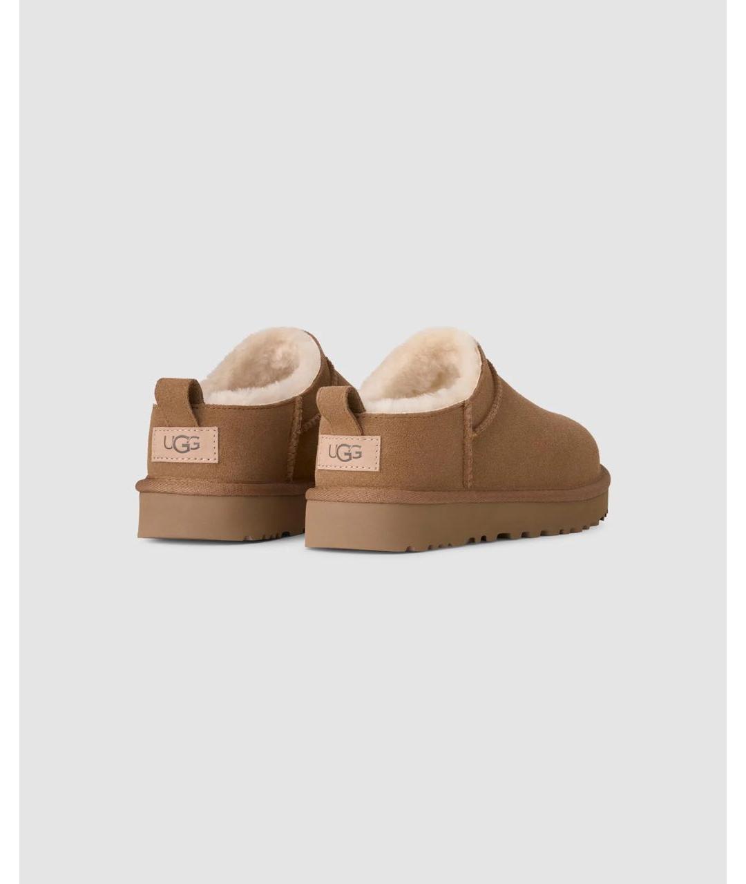 UGG AUSTRALIA Коричневые замшевые ботинки, фото 4